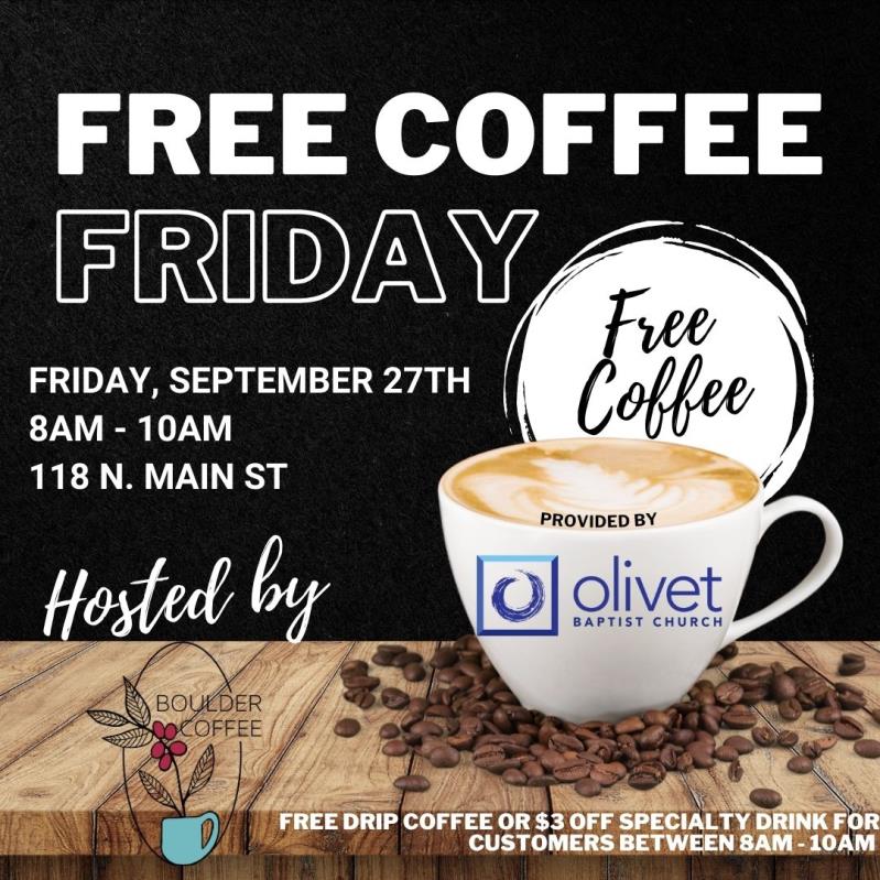 Free Coffee Fridays - Olivet Baptist Church