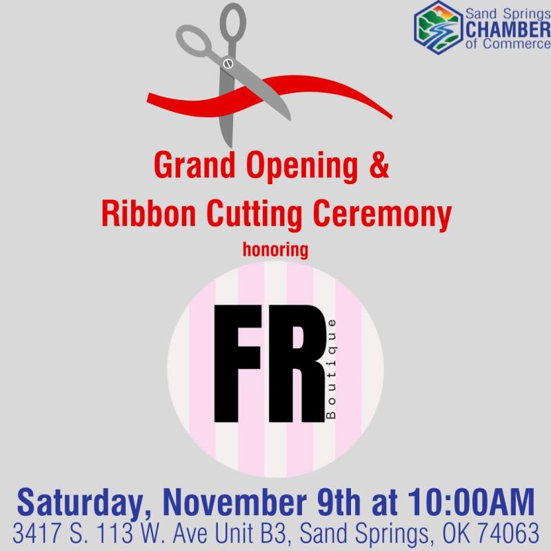 Ribbon Cutting - Feathered Rose Boutique