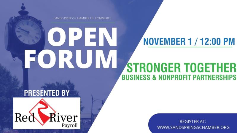 Business & Nonprofit Partnerships - Open Forum