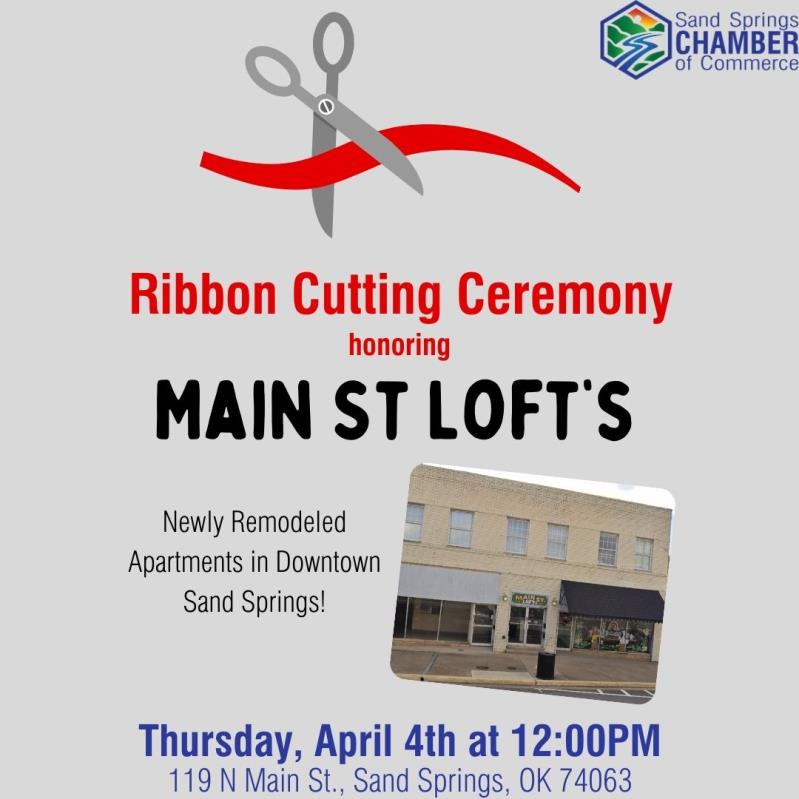 Ribbon Cutting - Main St Lofts