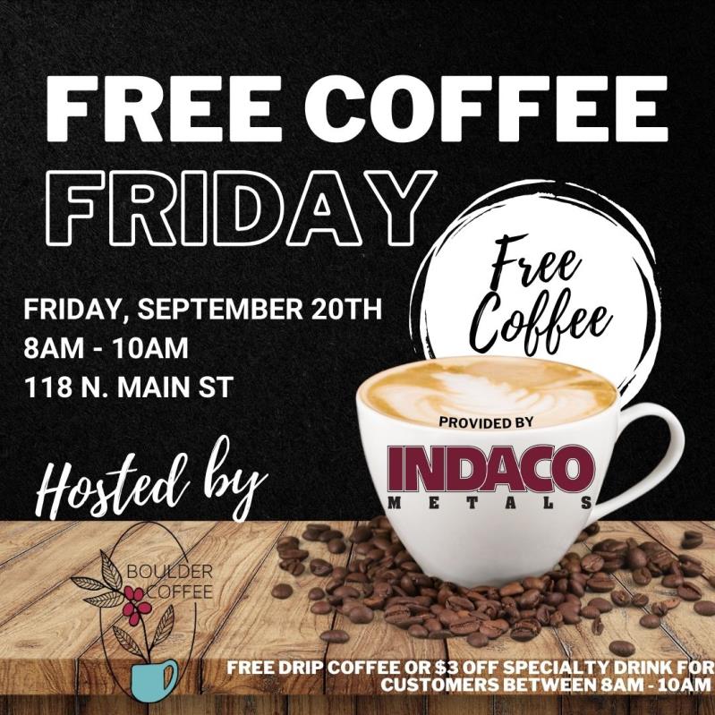 Free Coffee Fridays - Indaco Metals