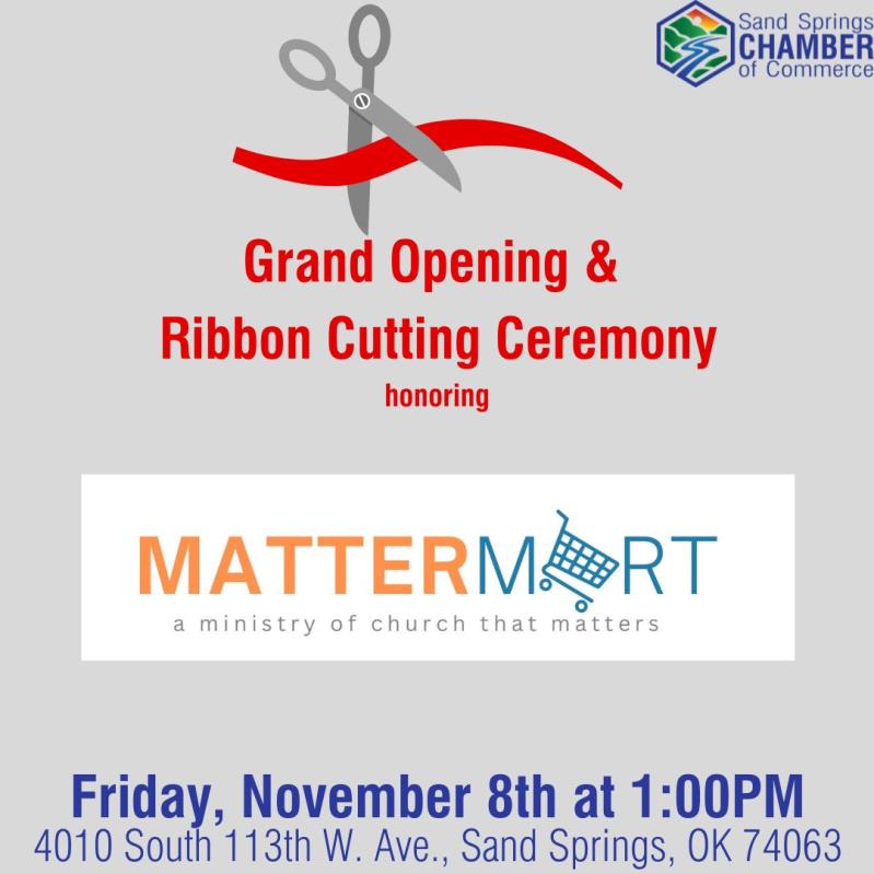 Ribbon Cutting - Matter Mart