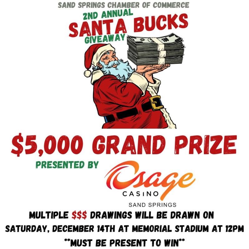 Santa Bucks DRAWING