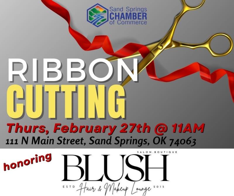 Ribbon Cutting - Blush Hair & Makeup Lounge