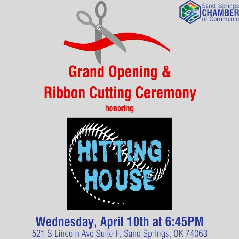 Ribbon Cutting - Hitting House