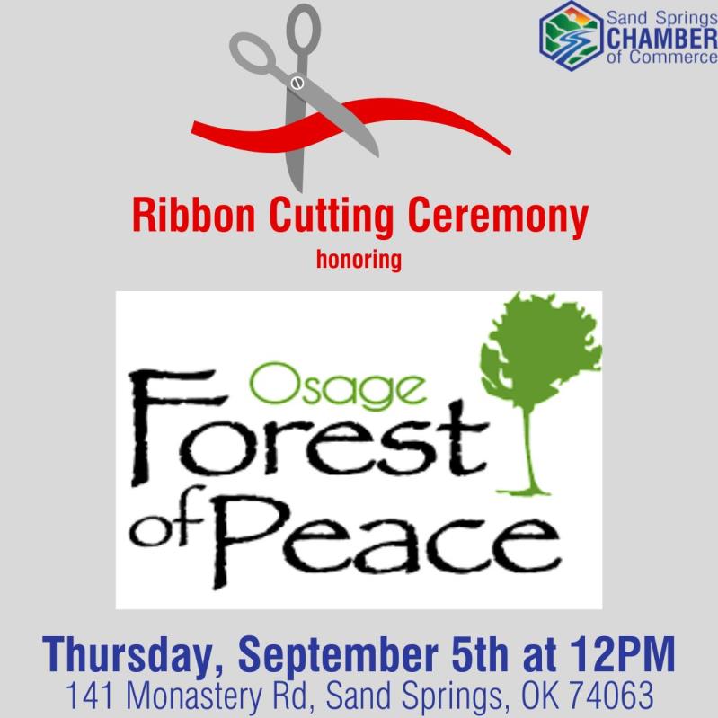 Ribbon Cutting - Osage Forest of Peace