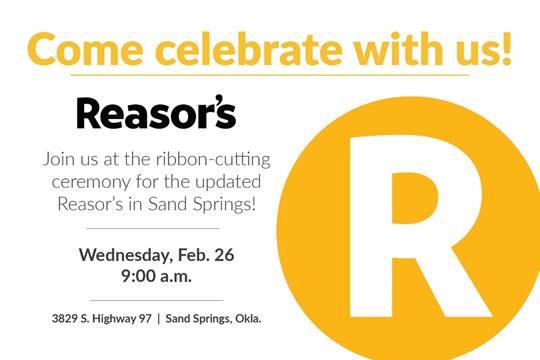 Ribbon Cutting - Reasor's